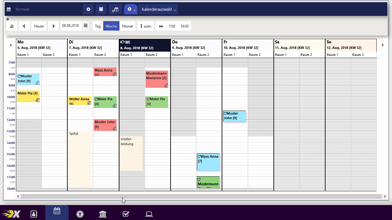 Ergotherapie Software mit Terminkalender